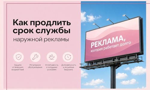 Как продлить срок службы наружной рекламы в Междуреченске