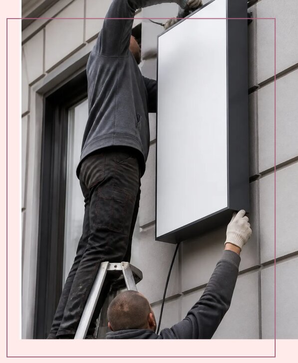Изготовление и монтаж светового короба на стену в Междуреченске