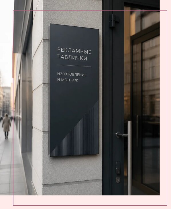 Рекламные таблички в Междуреченске по цене от 4547 р. | Аванза-Мжд
