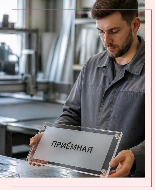 Таблички из оргстекла на заказ в Междуреченске от 3941 р. | Аванза-Мжд